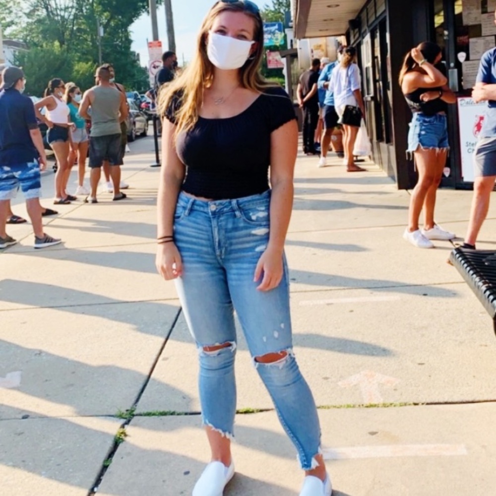 AE next level high waisted jegging cropped